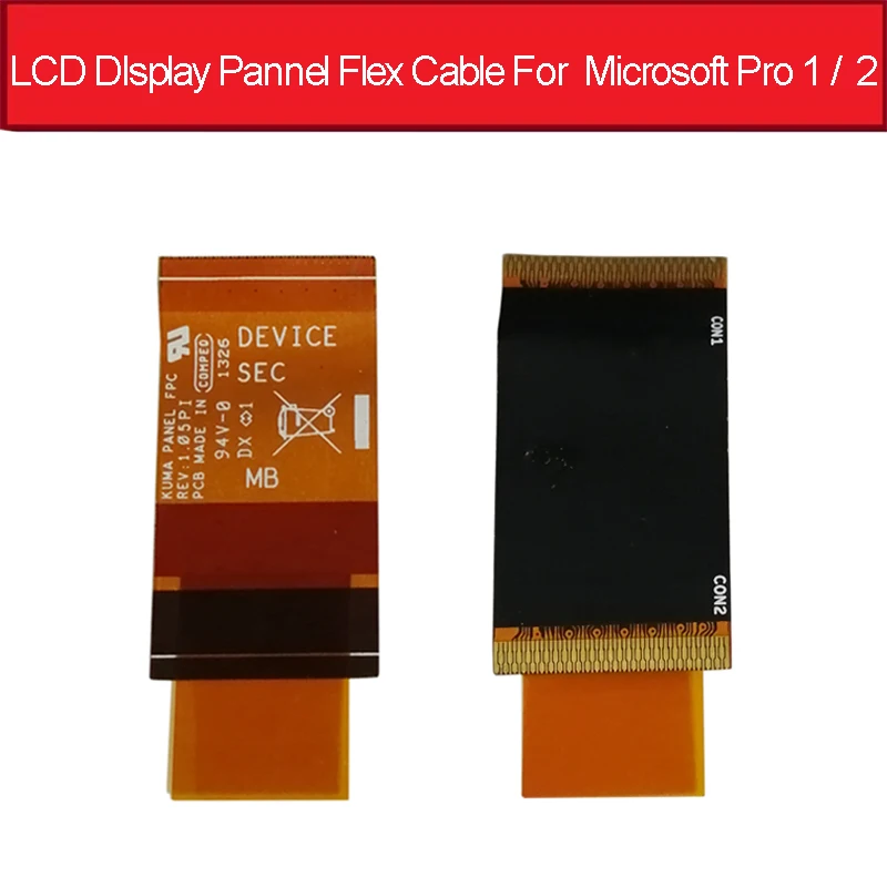 

LCD Display Panel Flex Cable For Microsoft Surface PRO1 PRO 2 (1601) (1514) LCD VIDEO Flex Ribbon Tablet Replacement Parts