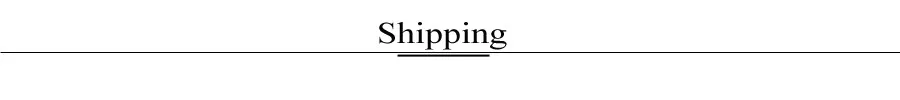 shipping