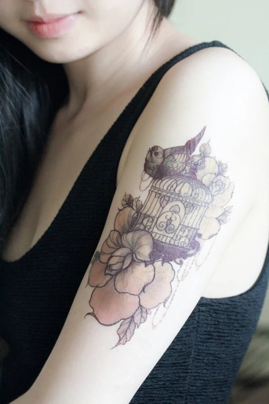 Dorigine De Tatouage Autocollants étanche Bras Super Fig