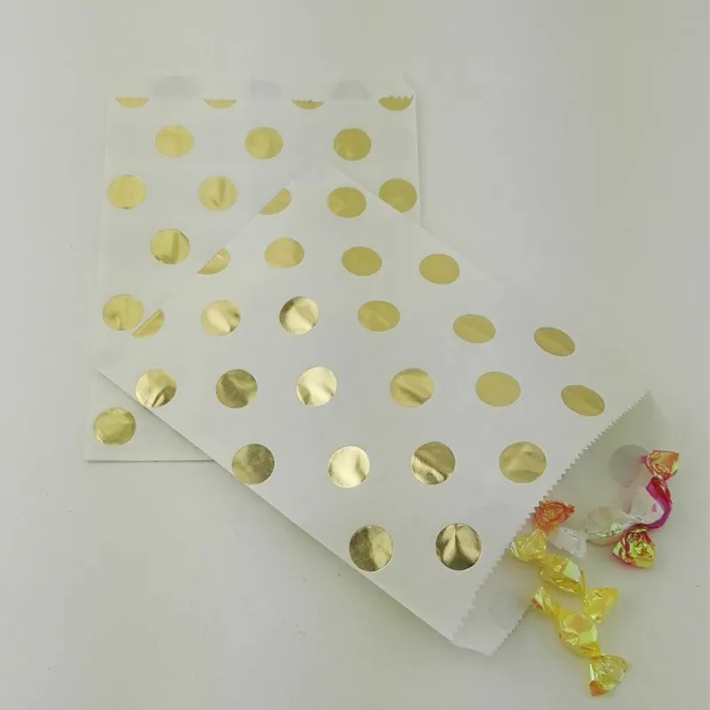 polka dot paper bags