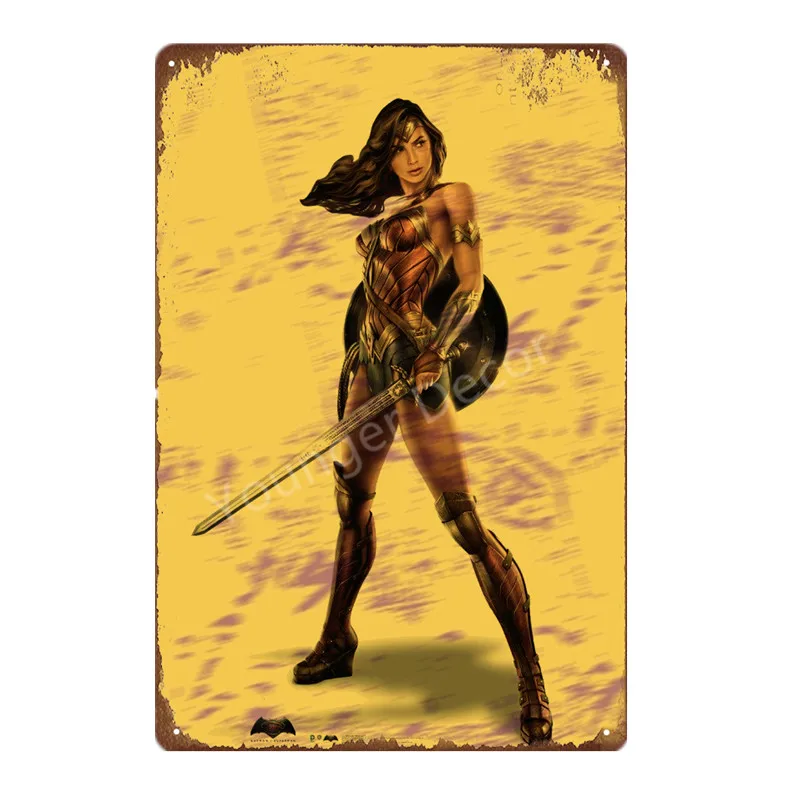 Marvel Мстители Бесконечность войны супергерой металлические знаки вспышка Черная пантера Widow Hawkeye Тор настенные таблички Железный плакат Декор YD06 - Цвет: YD0118