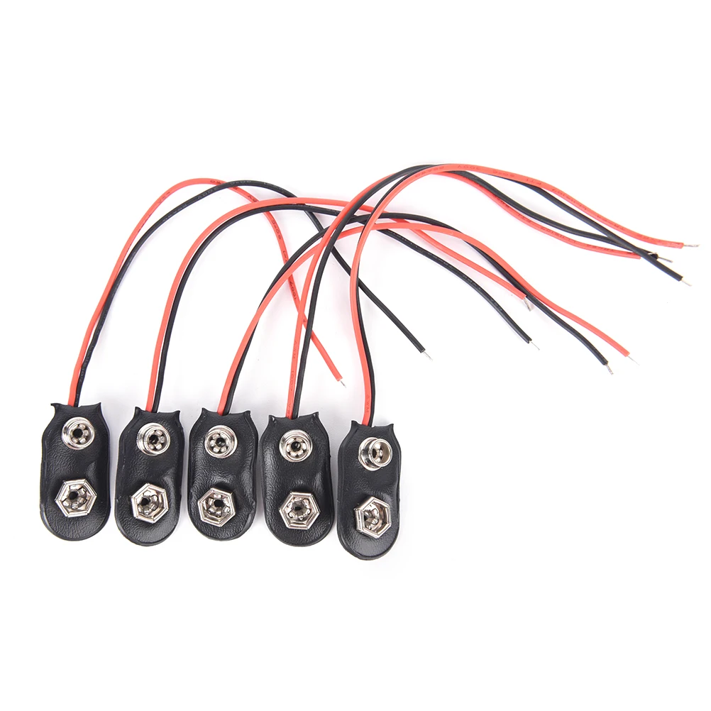 

10pcs/lot Type T/Type I D. C. Power Plug Machine Buckle 9 V Battery Cable Connector