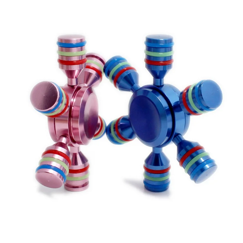 

Metal Hexagonal Fidget Spinner Detachable DIY Finger Spinner Stress Reliever Multi Color Rotating Gyro Spin Toy Adult Kid Toys