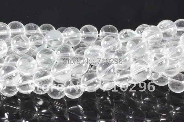 5 прядей/лот натуральный кварц Камень Кристалл 10 мм Круглый драгоценный камень Jewely бисер 40 см/прядь