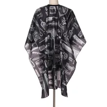 Резка волос водостойкая ткань Парикмахеры Парикмахерская плащ для взрослого платье обёрточная бумага парикмахер накидка Прямая 8629