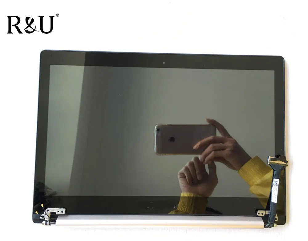 R&U test good lcd screen display with touch screen digitizer assembly with frame Upper half set For ASUS Zenbook UX303 UX303LB