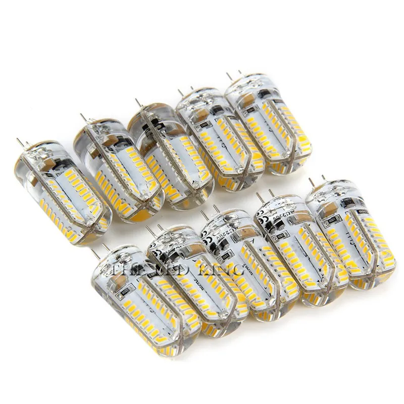 6 шт SMD2835 3014 220V 3 Вт, 9 Вт, 12 Вт, 15 Вт 21 Вт мини G4 светодиодный светильник переменного тока постоянного тока 12 В/24 В, 48 64 104 152 светодиодный Светодиодный лампы заменить 10 Вт-70 Вт галогенная лампа