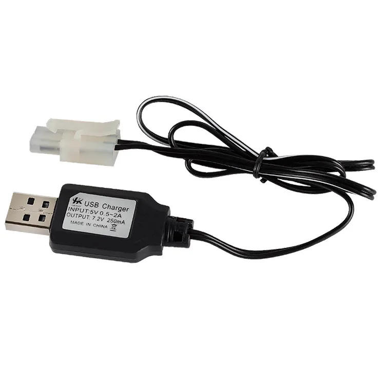 USB Ni Cd/Ni mh зарядное устройство 7 2 В 250 мА/ч зарядный кабель для радиоуправляемых