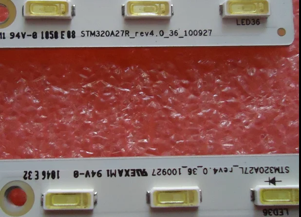 

led backlight screen TH-L32X30C STM320A27R-REV4.0 STM320A27L-REV4.0 LED backlight 1pcs=36led 360mm