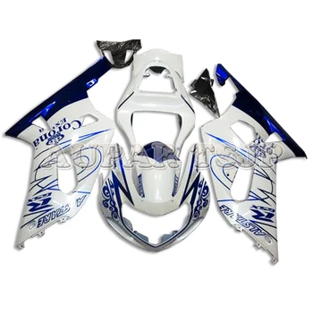 

Pearl White Blue Corona Fairings for Suzuki GSXR600 GSXR750 2000 2001 2002 2003 Body Kits Sportbike Hulls Body Frames Cowlings