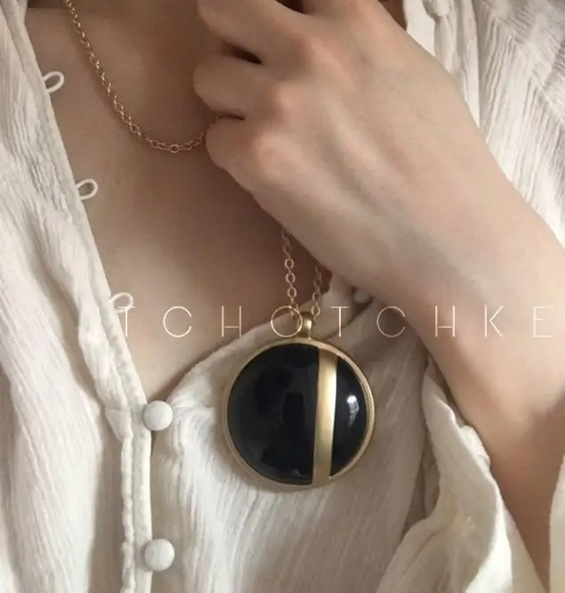 

Timeless Wonder glam stunning round pendant Necklace Bijoux Pop dress Gift Bestie Rock RARE fresh amazing prom unique sassy 4123