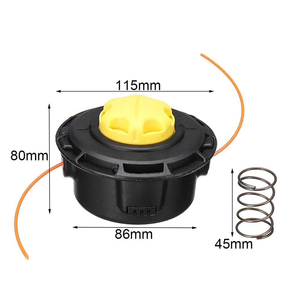 Триммерная головка легко катушка Strimmer катушка линия желтый для RYOBI 5132002578 RAC115 газонокосилка Запчасти для садовых инструментов триммерная Головка Комплект