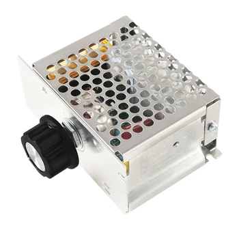 

10Pcs Motor Speed Controller DROK Motor Control Board AC 110V 4000W Adjustable Voltage Regulator SCR High Power Controller