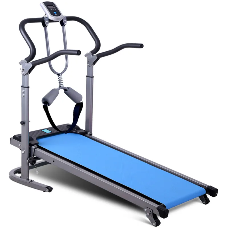New Home Mechanical Treadmill with Safety Belt Foldable Mini Mute