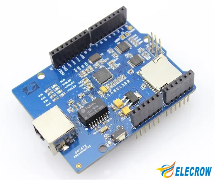 Электрический Ethernet щит W5200 для Arduino UNO R3 Mega 2560 R3 Интернет умный домашний интерьер DIY Kit