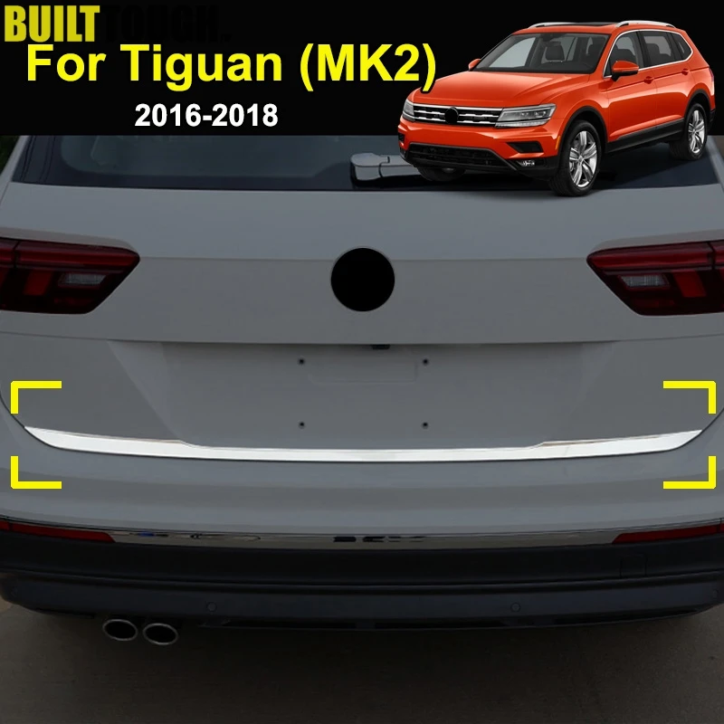 

For Volkswagen VW Tiguan MK2 2nd Gen 2016 - 2019 Chrome Rear Trunk Lid Tailgate Back Door Trim Cover Strip Molding Decoration