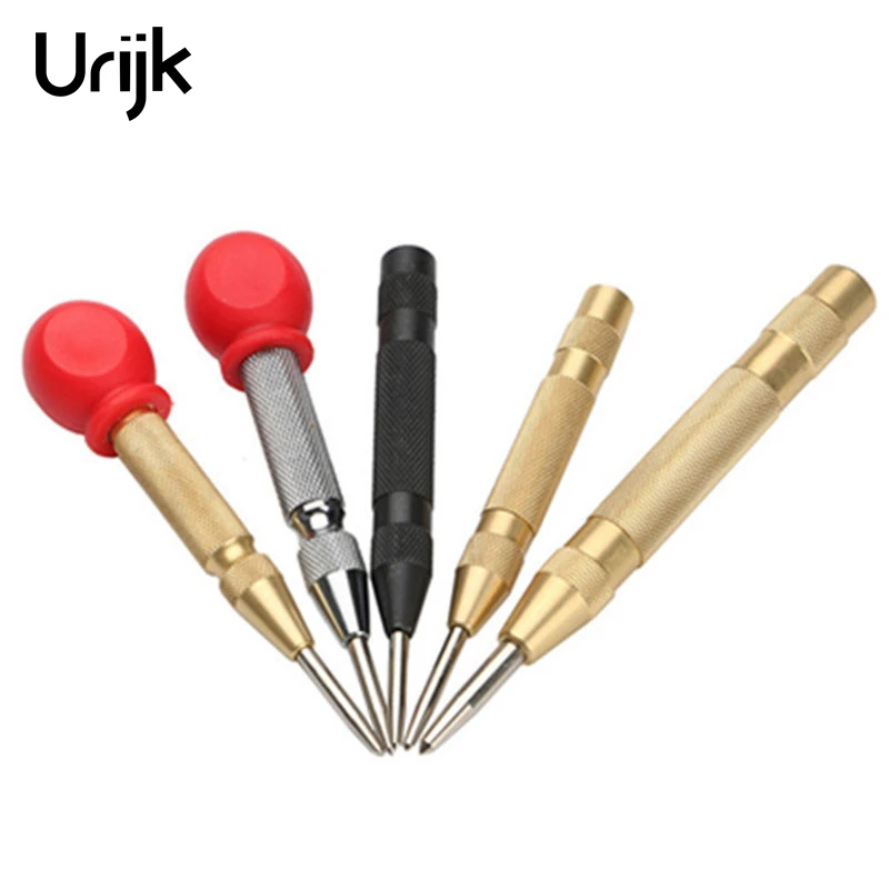 

Urijk 1pc 4 Colors Automatic Center Punch Positioner High-hardness Punch Window Breaker Automatic Sample Punch Long 130mm