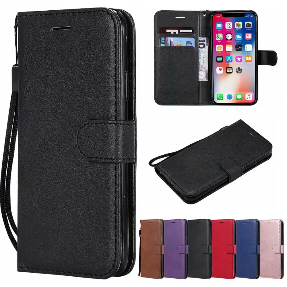 for Apple iPhone 5 5s SE Case Leather Book Flip Vintage Wallet Case Soft Cover With Card Holder Stand For iPhone 5S Hoesje Coque