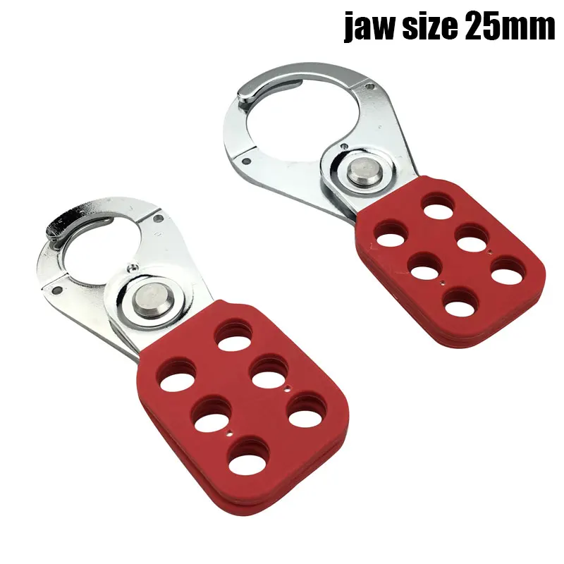 

Industrial Safety Lock Hasps-Six-hole steel safety lockout hasp Hasp Diameter 38mm/25mm Antique Chinese Locks