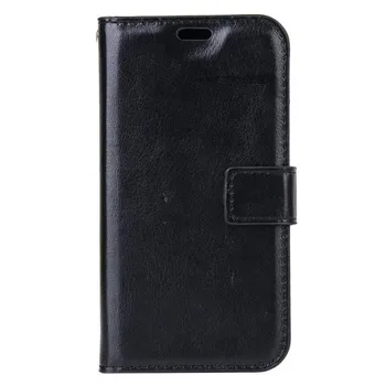 

10pcs/lot free shipping Soft TPU + PU Leather Crazy Horse Wallet Leather with Photo frame Case For Huawei Y3II Y6 II honor 5A