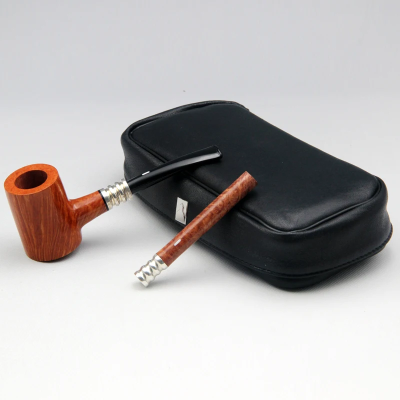 Genuine Briar Handmade Pipe Men's Smoking Tobacco Special Pipe Curved
