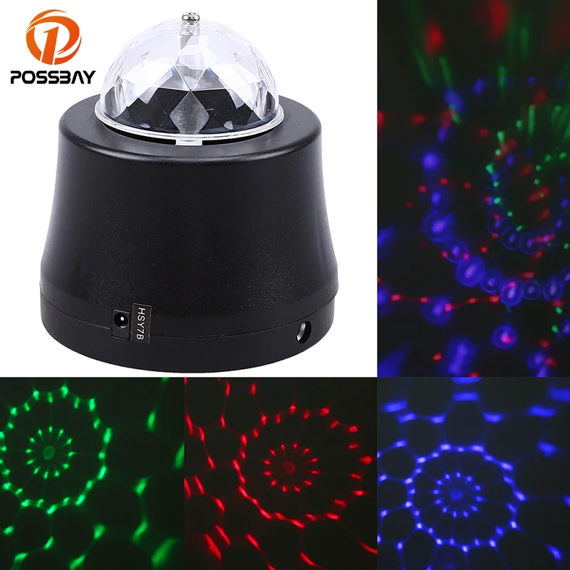 POSSBAY Car DJ Lights LED Music Rhythm Light Sound Activated LED