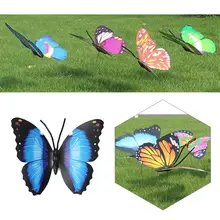 Garden Yard Lawn Patio Outdoor Art Animal Ornaments Random Color Simulation Artificial Butterfly Decorations