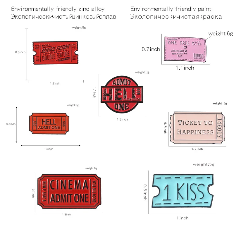 Различные командные Значки для билетов, веселые игры, дизайнерские броши, Значки для сумок, одежда, модные эмалированные булавки, подарки для друзей, ювелирные изделия