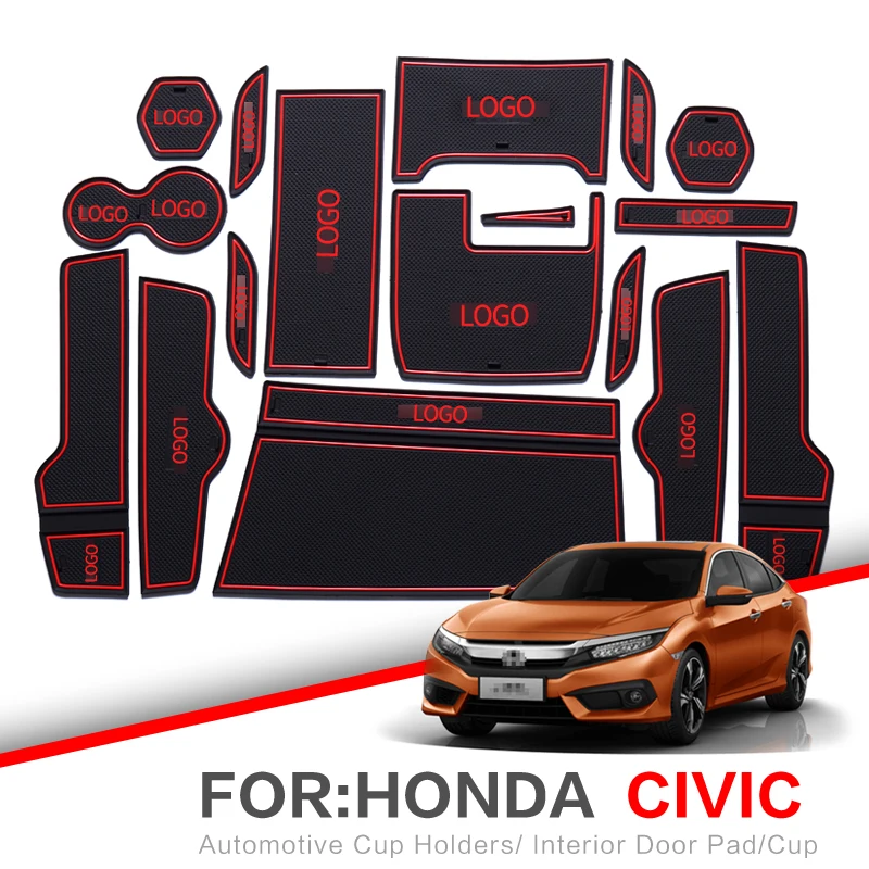 Коврик ZUNDUO для разъема двери Honda Civic 2006-2019 8 поколения коврик межкомнатных