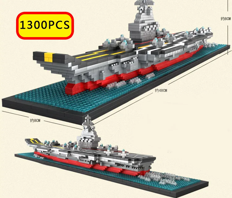 

1300 pcs NO match legoeings Battleship RS titanic cruise ship model boat DIY building Diamond Blocks Kit kids toys