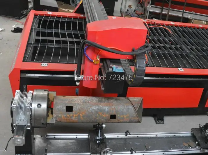 

1325 cnc plasma cutter for metal cnc plasma cutting machine with rotary axis