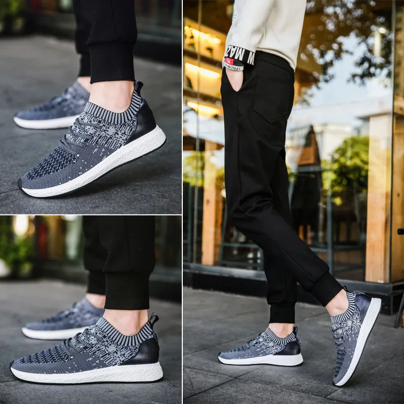 Мужская спортивная обувь дышащая Спортивная для бега портативная сетчатая