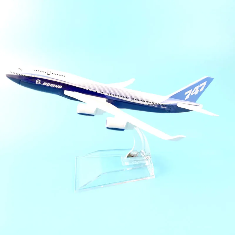 

airlines boeing 747 aircraft model aircraft model simulation 16 cm alloy christmas toy gift for kids