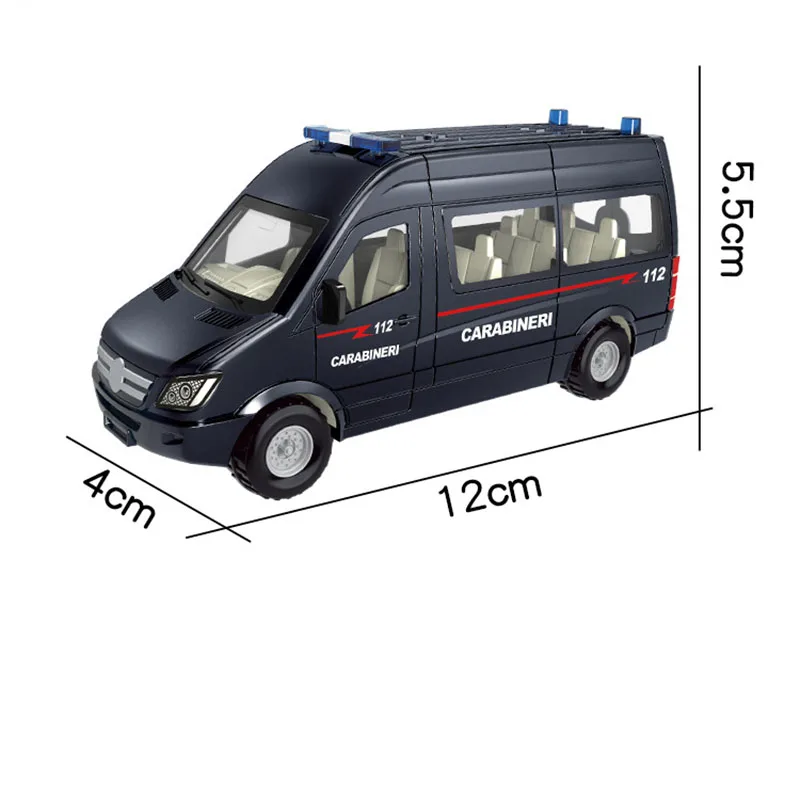 1:55 Simulation Hospital Rescue Ambulance Police Metal Alloy Model Car Toys Pull Back Alloy Diecast Model Car Toys for Children 1:55 Simulation Hospital Rescue Ambulance Police Metal Alloy Model Car Toys Pull Back Alloy Diecast Model Car Toys for Children