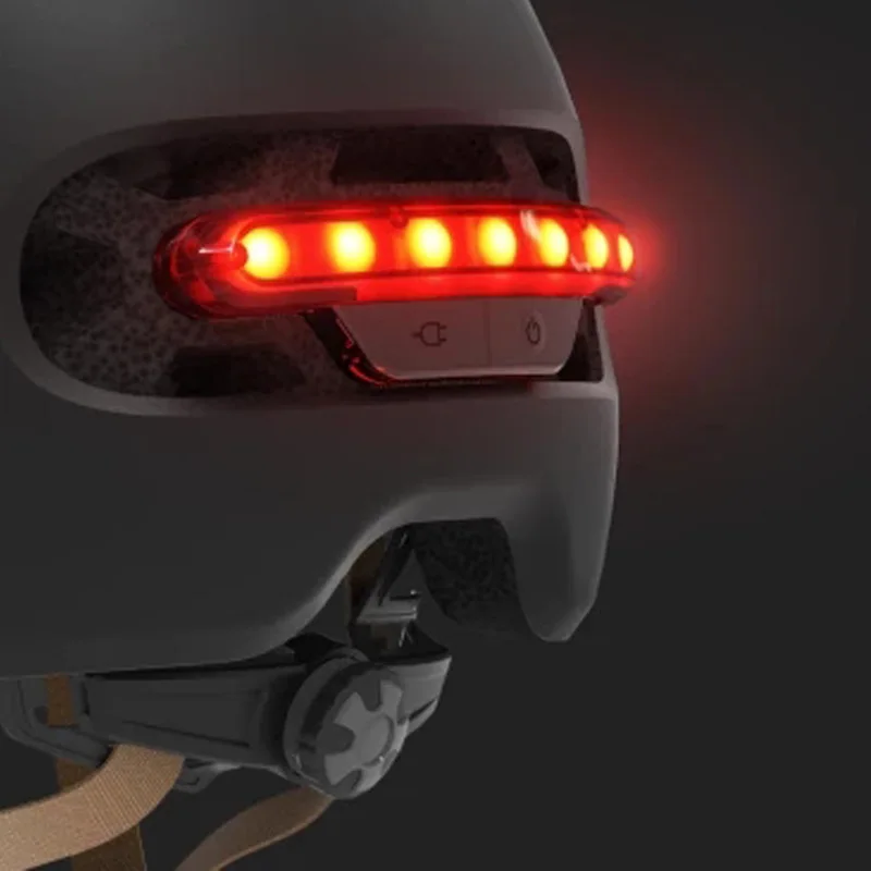  Flash Helmets Matte Long Use Helmet Back Light Mountain Road Scooter For Men Women New Xiaomi Smart