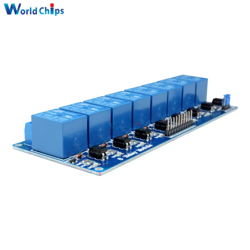 Diymore DC 12 В 8 канальный релейный модуль с оптроном для Arduino UNO Mega 2560 1280 ARM PIC AVR|relay module|dc