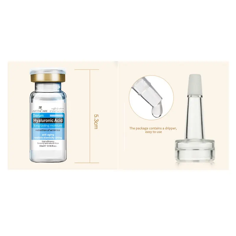 ARTISCARE Hyaluronic Acid Face Serum 5pcs for Moisturizing and  Brighten Long-Lasting Hydrating Skin Care Essence 5
