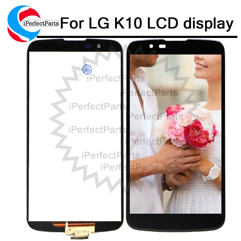 Для LG K10 LTE K430 K430DS K410 K420 K420N Полный ЖК-дисплей с сенсорным экраном дигитайзер панель