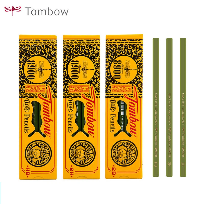 Tombow 8900 Drawing Pencil Graphite 1 dozen Japan 12 Pencils 