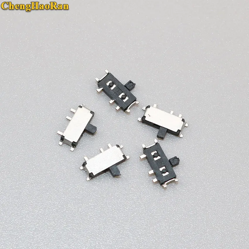 ChengHaoRan 10 шт Мини 7-контактный вкл/выкл 1P2T SPDT MSK-12C02 SMD Переключить ползунковый переключатель для MP3 MP4