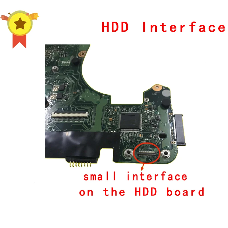 Интерфейс на плате HDD и Материнская плата For Asus X555DG X555YA X555YI X555Y A555D X555D K555D