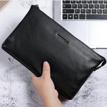 BAQI Brand Men Wallet Clutch Bag Genuine Leather Cowhide High Quality 2019 Fashion Purse Card Holder Men Handbag Ipad Phone Bag p kuone genuine leather clutch bag 2018 fashion high quality top men wallets luxury brand purse messenger handbag long wallet