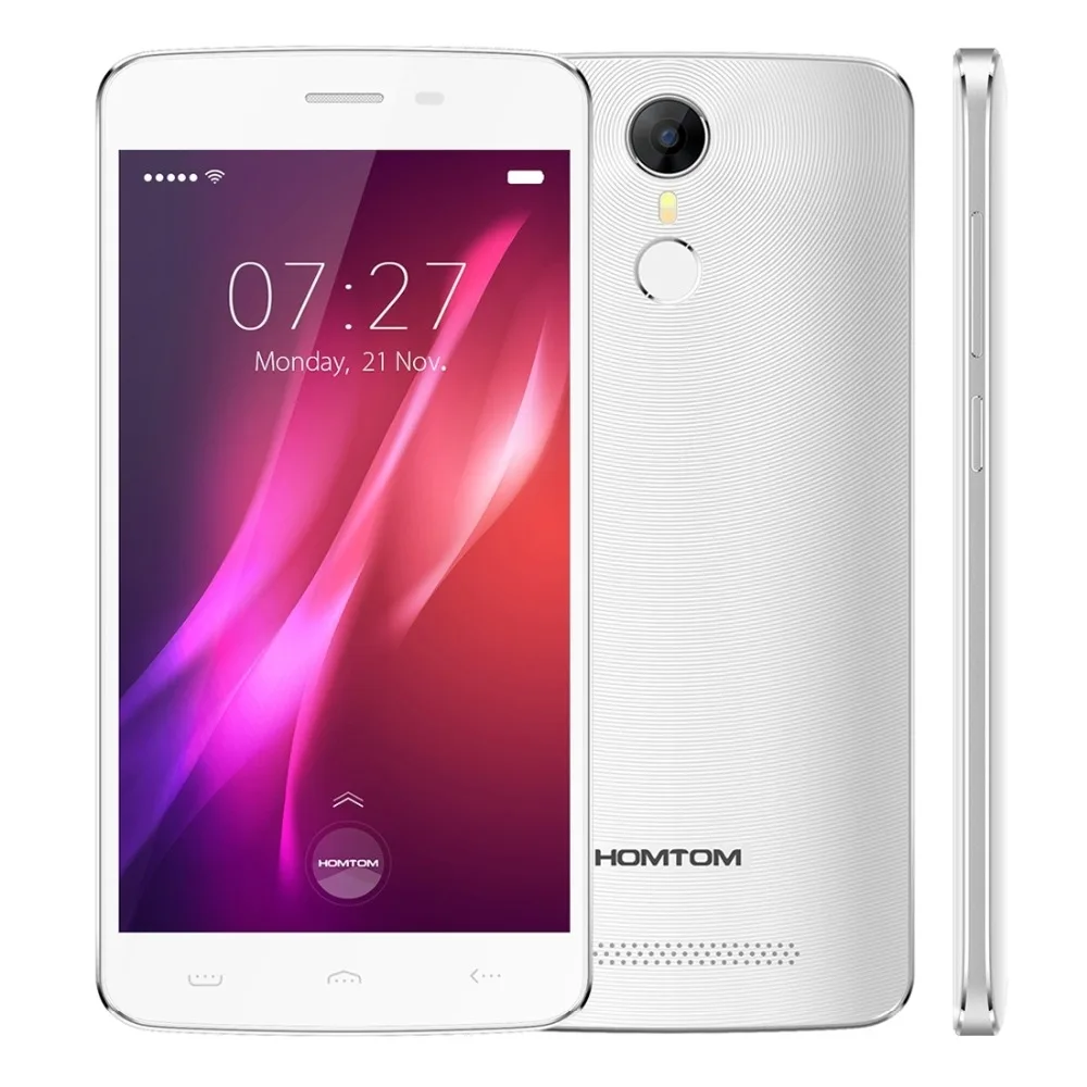 Original Homtom HT27 Mobile Phone Android 6 0 MT6580 1G 8G 5 5 inch HD Screen