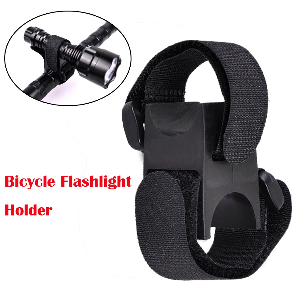 Flashlight Bar Holder Universal Bicycle Mount Clamp Mounting Torch Handle O3