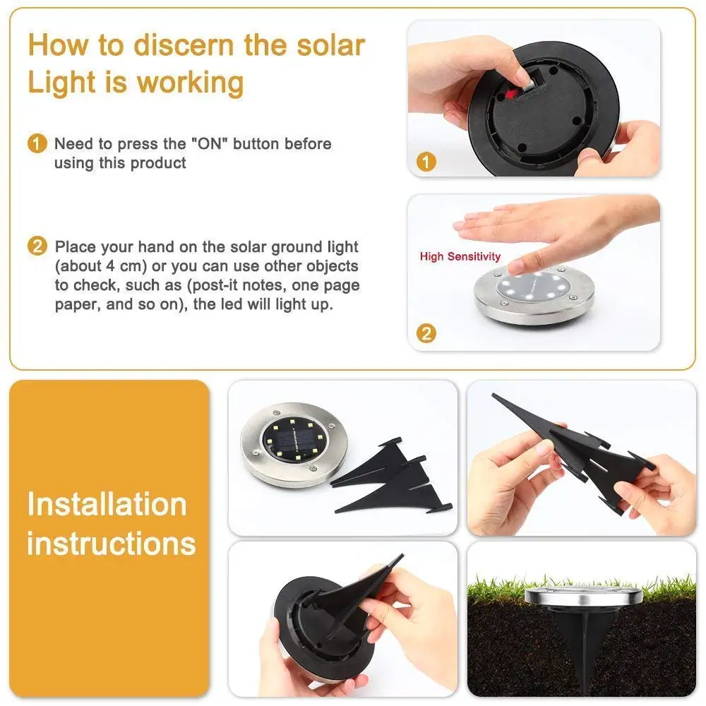 Solar Underground Lights (2)
