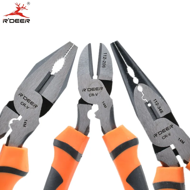 Heavy-Duty Electric Cable Wire Cutter 6 150mm Electrician Plier Stripper
