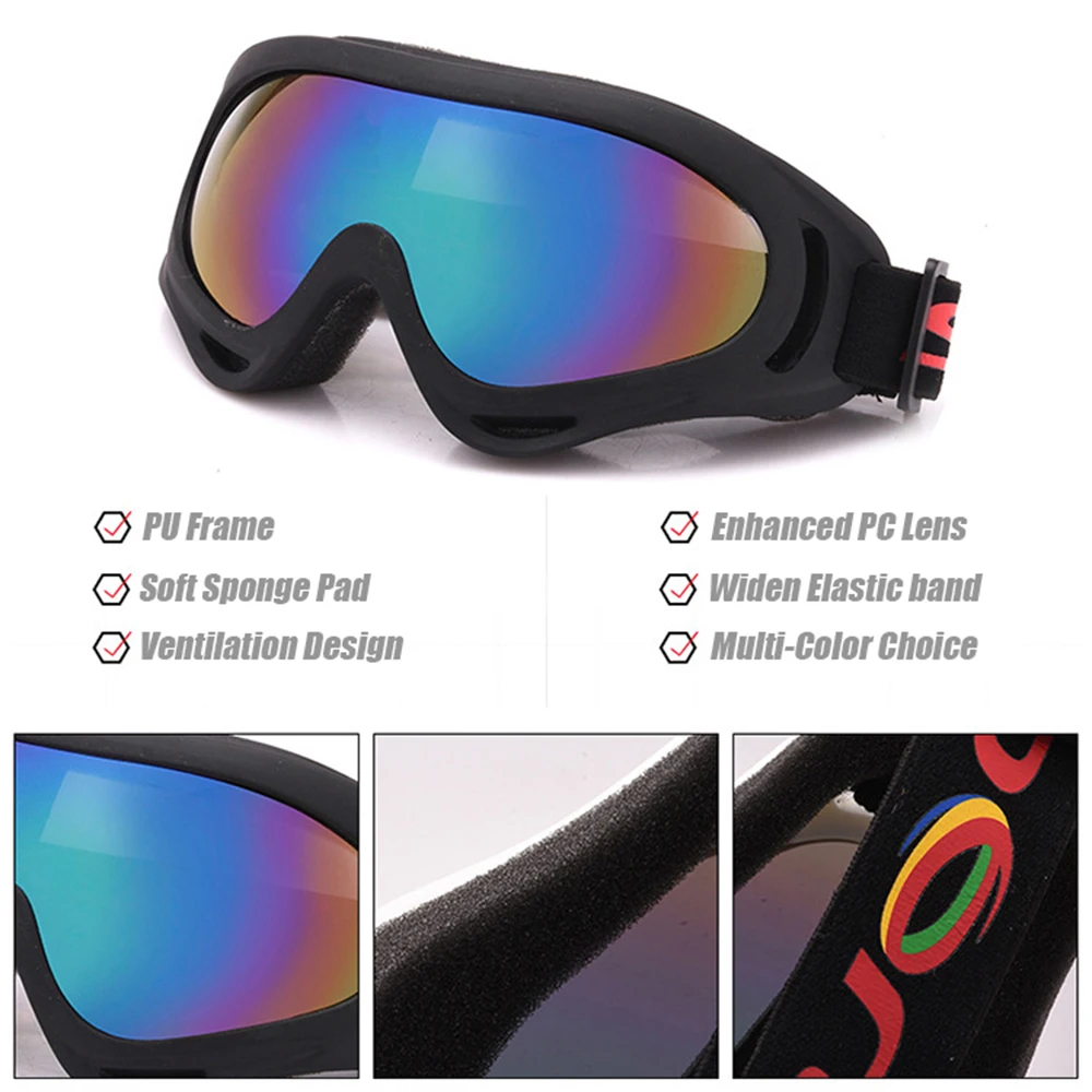 MASCUBE Skiing Eyewear Glass Goggles 5 Colors Snowboard Goggles Men Women Snow Glasses Ski Googles Skate Ski Sunglasses Eyewear