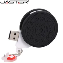 JASTER мультфильм Oreo модель печенья usb2.0 4 ГБ 8 ГБ 16 ГБ 32 ГБ 64 ГБ флеш-накопитель USB флеш-накопитель креативный Подарочный флэш-Стик флешка