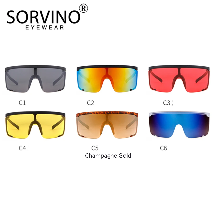 SORVINO дизайнерские негабаритные солнцезащитные очки с козырьком, солнцезащитные очки для женщин и мужчин, Брендовые очки с капюшоном, большой плоский верх, 90 s, маска, солнцезащитные очки, оттенки, SP144