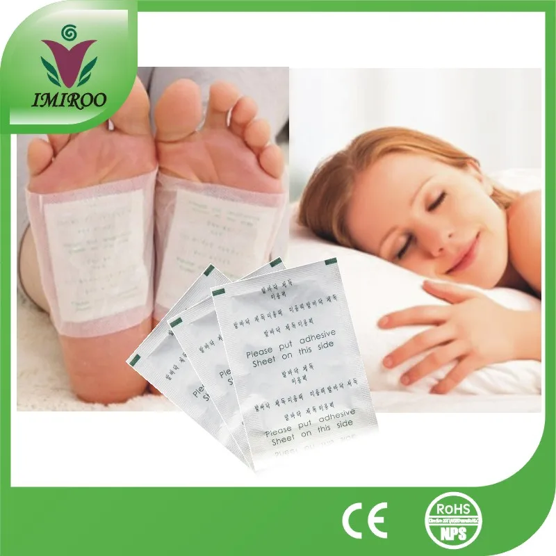 

Free Shipping 50 sets foot patch with 50pcs adhesive plaster, white Korean detox foot patch for sleep and detoxification